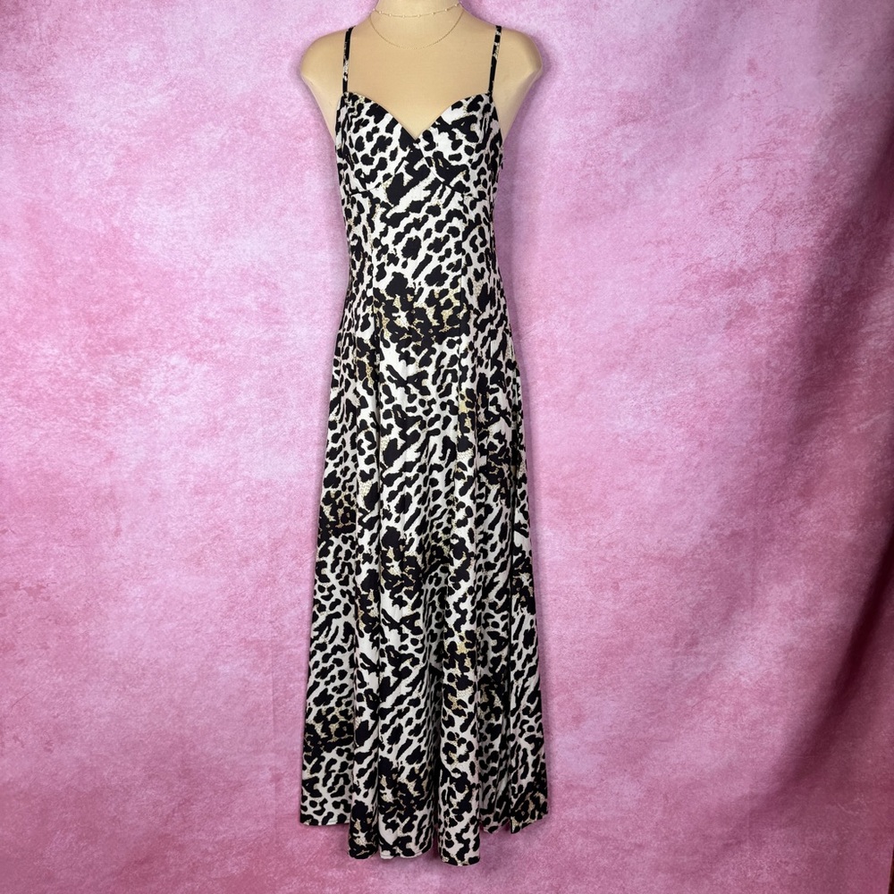 206. X&Z Leopard Print Maxi Dress Size S